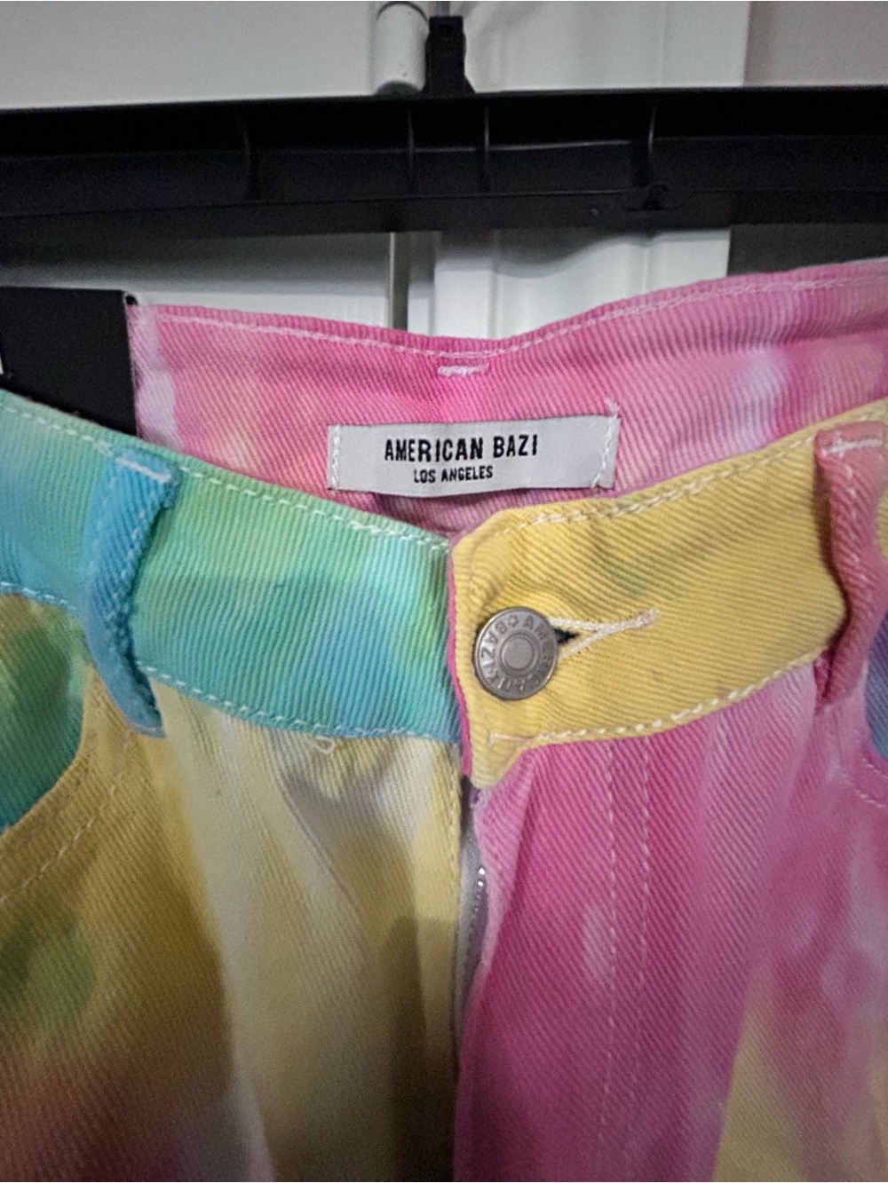 Colorful Distressed Jeans - Picture 2 of 5